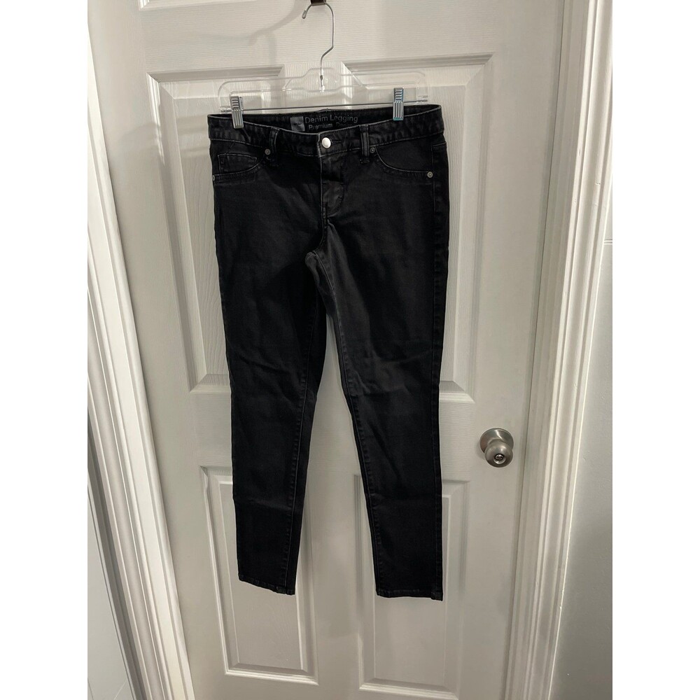 Mossimo Denim Legging Size 8 Black